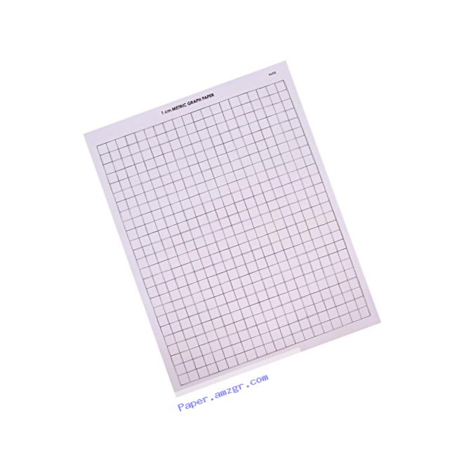 ETA hand2mind 4692 Graph Paper, 1 cm Grid (Pack of 100)