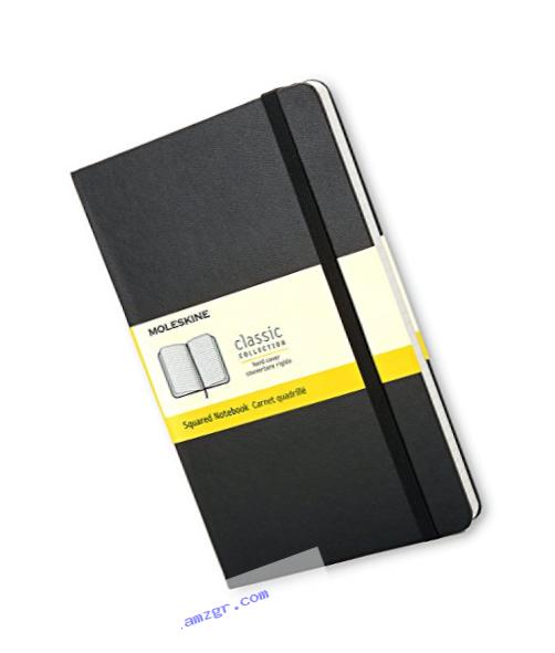 Moleskine Classic Notebook, Pocket, Squared, Black, Hard Cover (3.5 x 5.5) (Classic Notebooks)