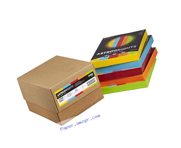 Astrobrights 5-Color Mixed Carton, 24lb Paper, 8.5