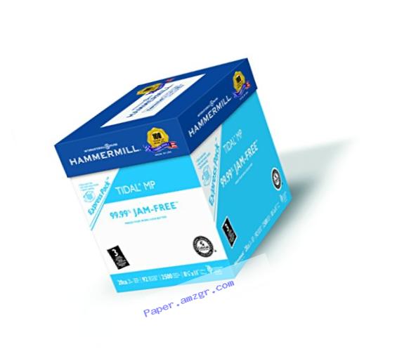 Hammermill Paper, Tidal, 20lb, 8.5 x 11, Letter, 3 Hole Punch, 92 Bright, 2500 sheets / Express Pack ( no ream wrap), (163130), Made In The USA