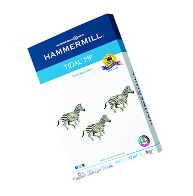 Hammermill Paper, Tidal 24lb, 11x17, Ledger, 92 Bright, 500 Sheets/1 Ream (162360R) Made In The USA