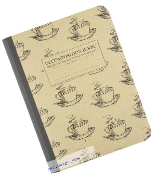 Coffee Cup Decomposition Book: College-ruled Composition Notebook With 100% Post-consumer-waste Recycled Pages