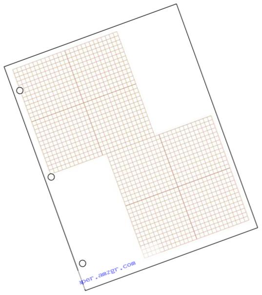 Geyer Instructional Products 150039 2 Grid Graph Paper, 1/8