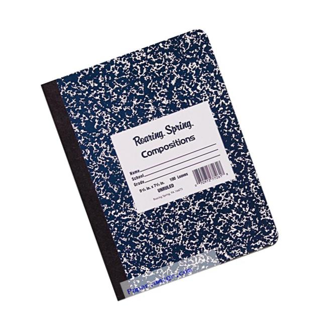 Roaring Spring Paper Products 4/Pack Composition Notebook (77262)