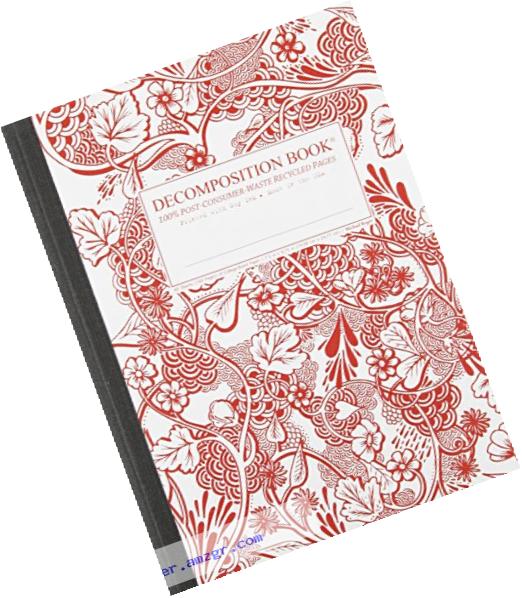 Wild Garden Decomposition Book: College-Ruled Composition Notebook With 100% Post-Consumer-Waste Recycled Pages
